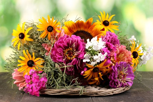 Hand-delivered flowers to express love