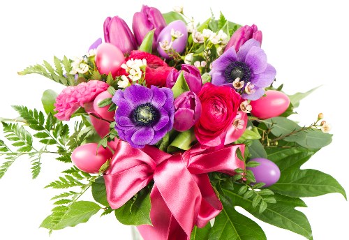 Eco-friendly packaging for sustainable flower delivery.